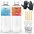 The Epoxy Resin Store - Clear Epoxy Resin, 2 part Kit, Self Leveling, Easy Mixing (1-1), High Gloss Finish, Cures Rigid, Low odor, Easy to Use - Epoxy Kit (A & B)